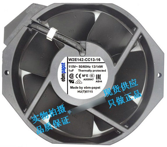 Ebmpapst W2E142-CC13-16 115V 13/14W Cooling Fan Ebmpapst W2E142-CC13-16 115V 13/14W Cooling Fan